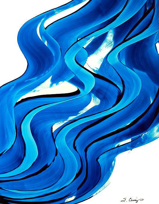 Yessy > ABSTRACT ART BY SHARON CUMMINGS GALLERY > Buy Blue Art ...