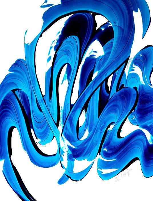 Yessy > ABSTRACT ART BY SHARON CUMMINGS GALLERY > Buy Blue Art