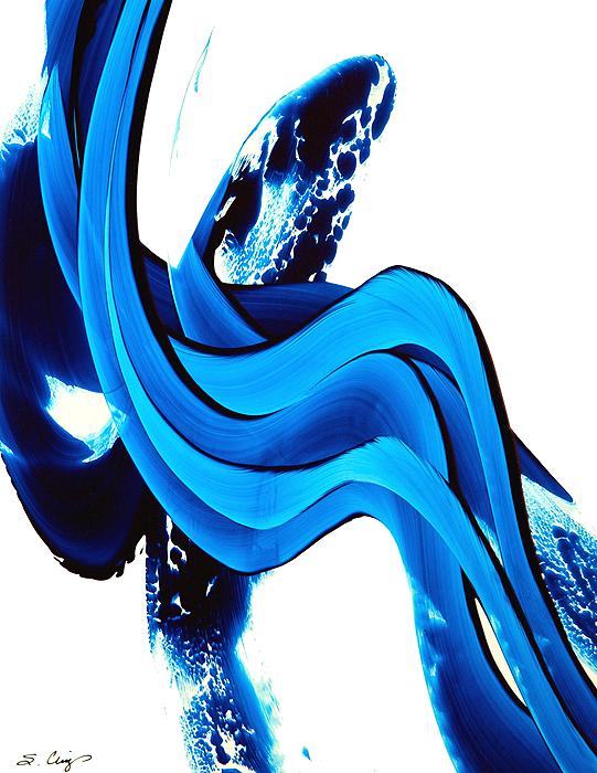 Yessy > ABSTRACT ART BY SHARON CUMMINGS GALLERY > Buy Blue Art