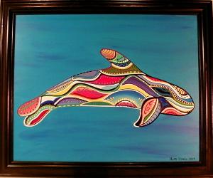 Yessy > Gino Dominic Nardo > Acrylics > Abstract Line Design Painting # 1