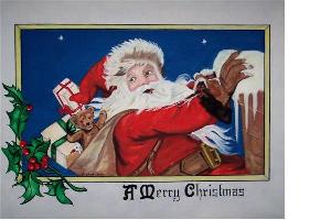 Yessy > RAYMOND LANG > My Vintage Christmas Art > European Santa Claus