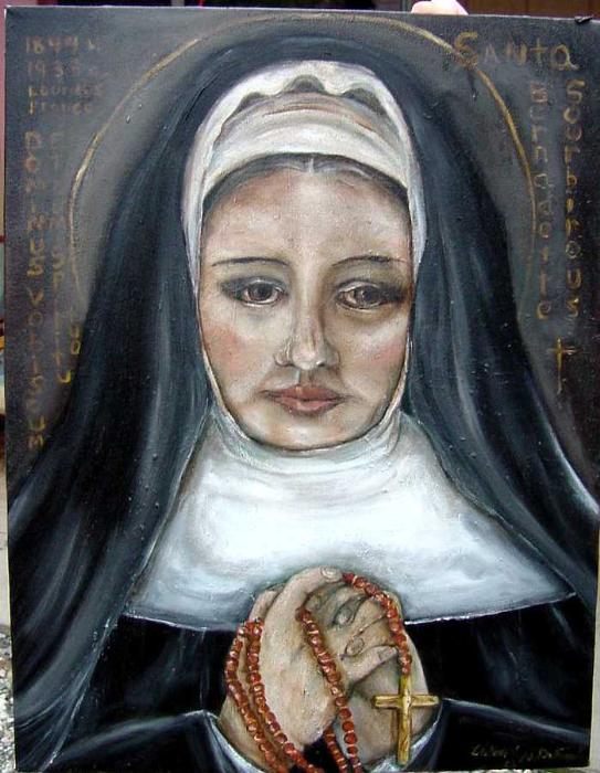 Yessy > wendy detweiler > Oil Paintings > St. Bernadette