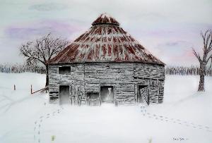 Yessy Candice Martin Country Scenes Anderson Barn In Winter